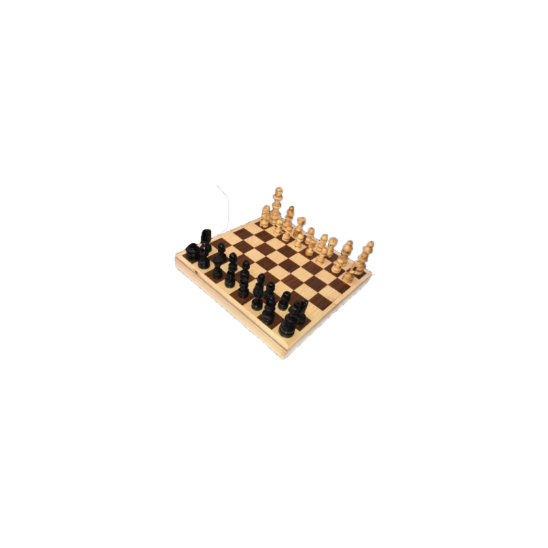 AJEDREZ DE MADERA #5 25X25