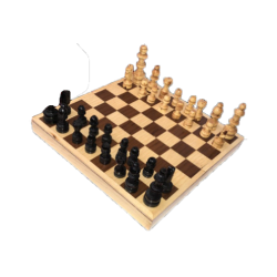 AJEDREZ DE MADERA #5 25X25