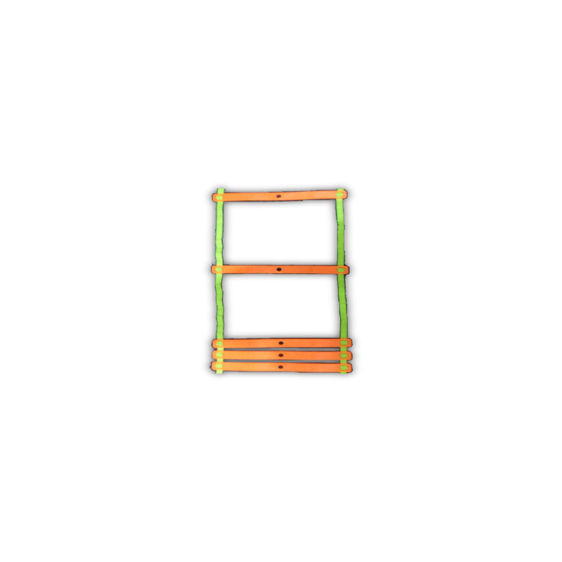 ESCALERA LINEAL CON ESCALONES DE PLASTICO 8M