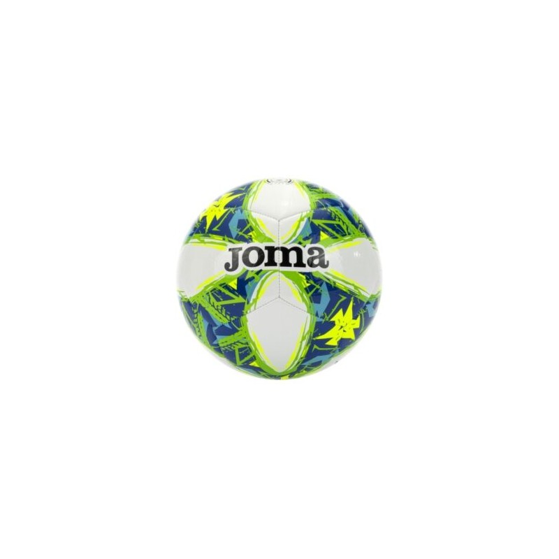JOMA BALON SOCCER CHALLENGE III NUM 3 BCO/VDE COSIDO A MAQUINA
