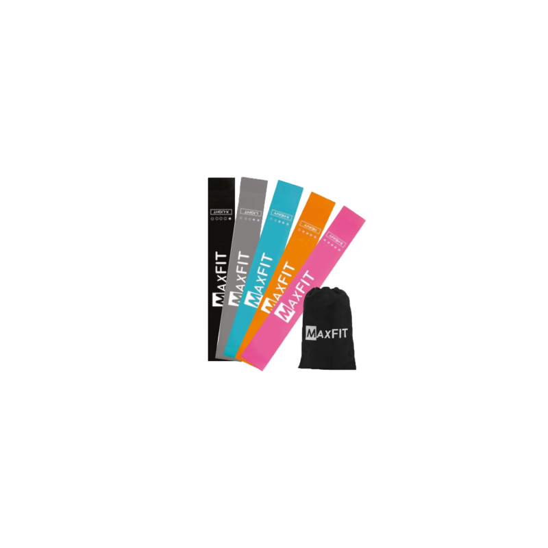 MAXFIT BANDAS DE RESISTENCIA 5 PIEZAS