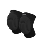 MAXFIT PAR DE RODILLERA DE COMPRESION Y ESPONJA NEGRA