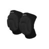 MAXFIT PAR DE RODILLERA DE COMPRESION Y ESPONJA NEGRA
