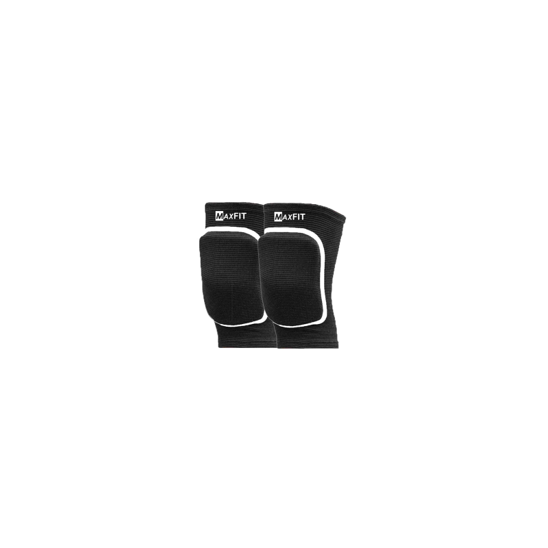 MAXFIT PAR DE RODILLERA DE PROTECCION INFANTIL NEGRA
