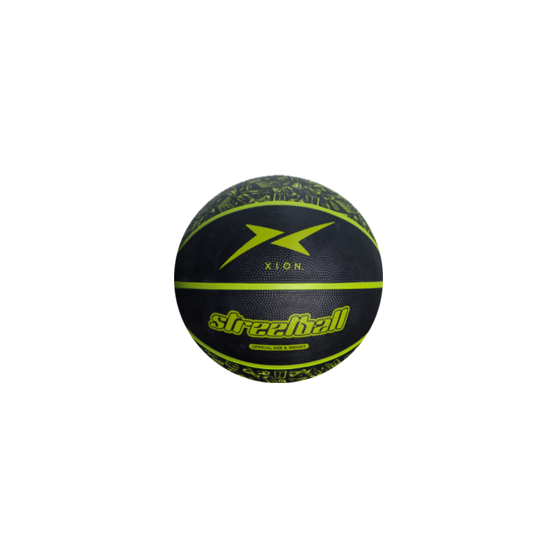 MOLTEN BALON BASQUET BOL XION STREET HULE No.7 NEGRO/VERDE
