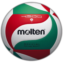 MOLTEN BALON VOLEI BOL V5M4500 VDE/BCO/ROJO No. 5