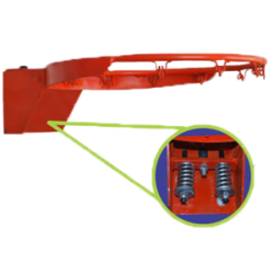 NIMBLE ARO DE BASQUETBOL ABATIBLE LIGERO CON 2 RESORTE PIEZA