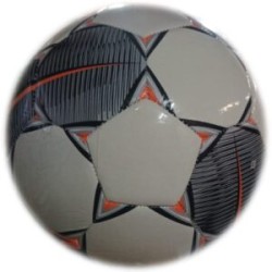 NIMBLE BALON LISO BR-003 COSIDO A MAQUINA NUM 5 BCO/NGO