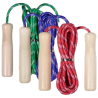 NIMBLE CUERDA PARA SALTAR DE PIOLA CON MANGO DE MADERA