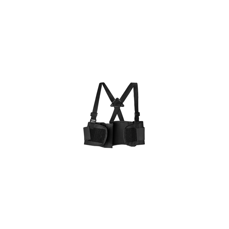 NIMBLE FAJA SACRO LUMBAR CON TIRANTES NEGRA