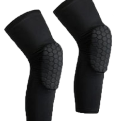 NIMBLE PAR RODILLERA ACOJINADA PARA BASQUET NEGRA