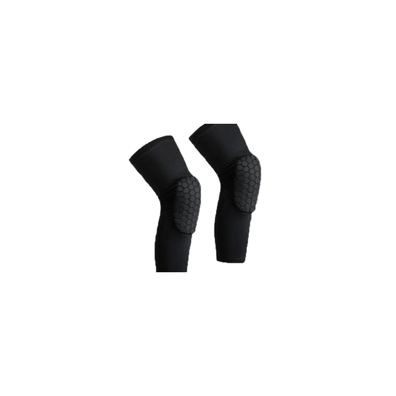 NIMBLE PAR RODILLERA ACOJINADA PARA BASQUET NEGRA