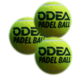 ODEA PELOTA DE PADEL CAJA CON 3 PIEZAS