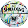 SPALDING BALON BASQUET BOL MARBLE BLANCO HULE No.7