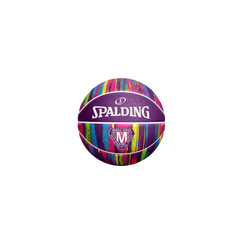 SPALDING BALON BASQUET BOL MARBLE PURPLE No.6