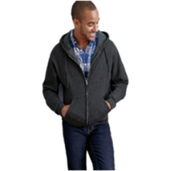 SUDADERA DE FELTA CON CIERRE