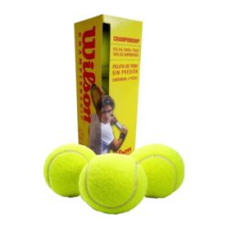 WILSON PELOTA DE TENIS SIN PRECION  CAJA C/ 3 PIEZAS