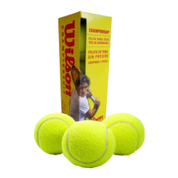 WILSON PELOTA DE TENIS SIN PRECION  CAJA C/ 3 PIEZAS